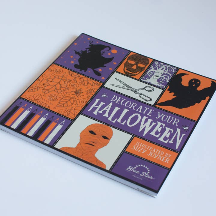Blue Star Press - Wholesale Coloring Book - Adult - Decorate Your Halloween (Halloween Coloring Book)