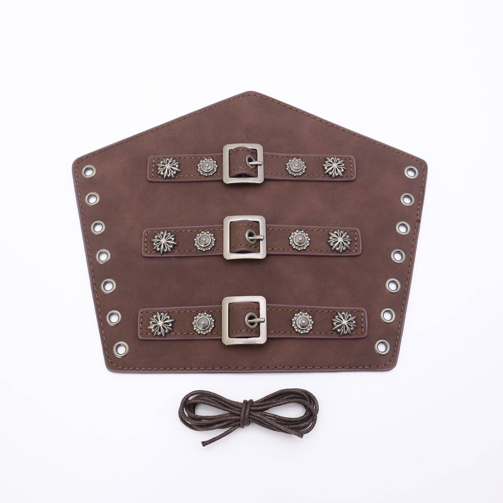 SALINA TRADING INC - Wholesale Costume – Women's - Medieval Leather Wrist Cuffs Retro Punk Arm Guards Festival Costume Accessories17