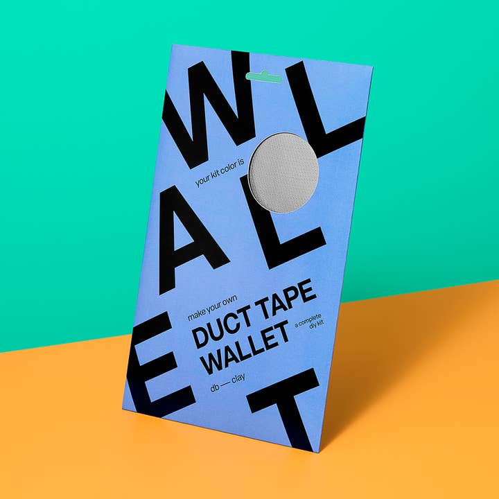 DUCT TAPE WALLET KIT (SILVER) for wholesale by db clay