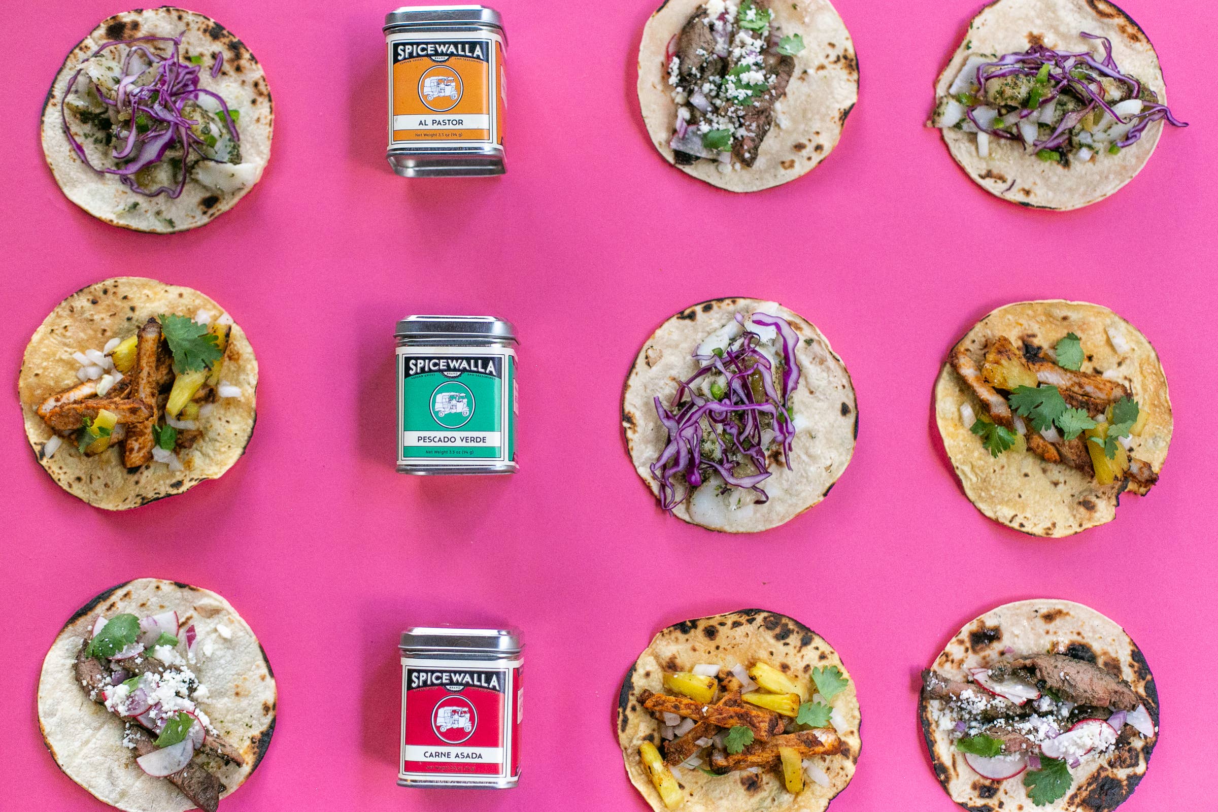 Spicewalla – Mistura de especiarias secas por atacado – Conjunto de presentes Street Taco Collection 3 unidades4