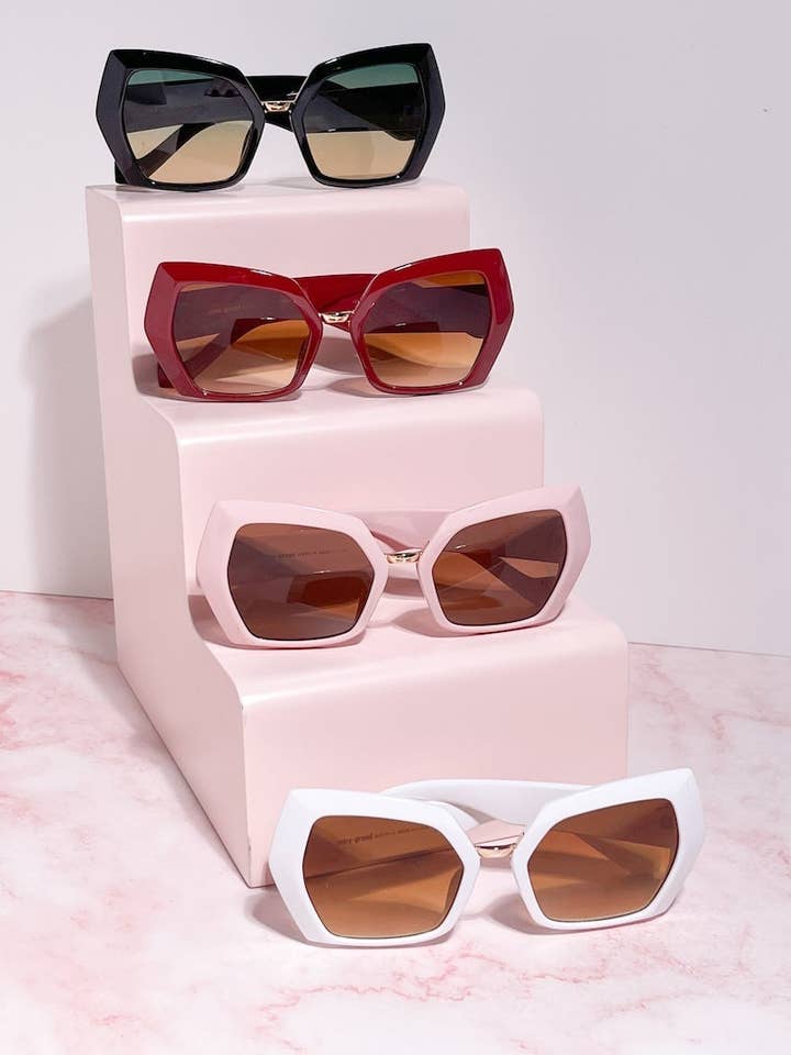 Isle Oversized Framed Sunglasses for wholesale by Mure and Grand