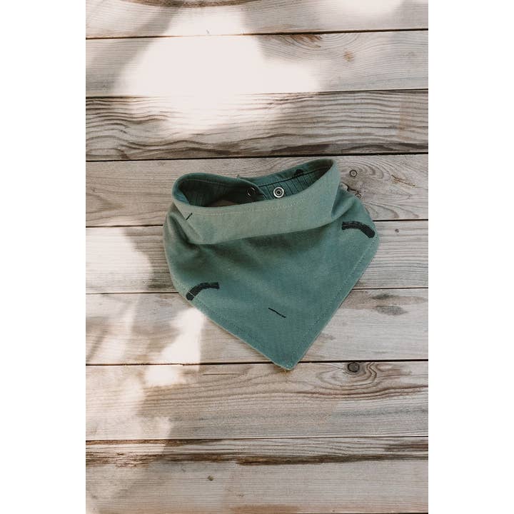 Jady Baby Bib Strokes Green for wholesale on Faire