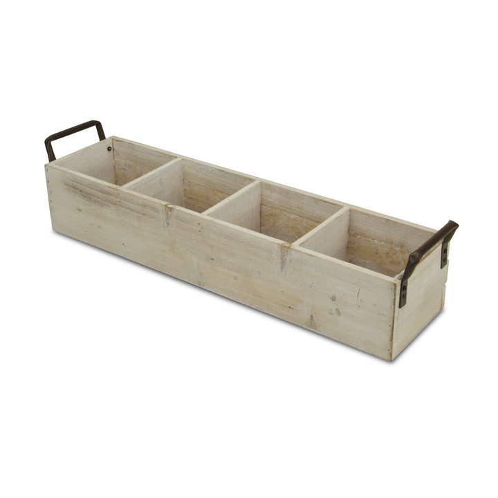 Cheungs Home Decor - Wholesale Desk Organizer - Reid Wooden Storage Caddy - Brown