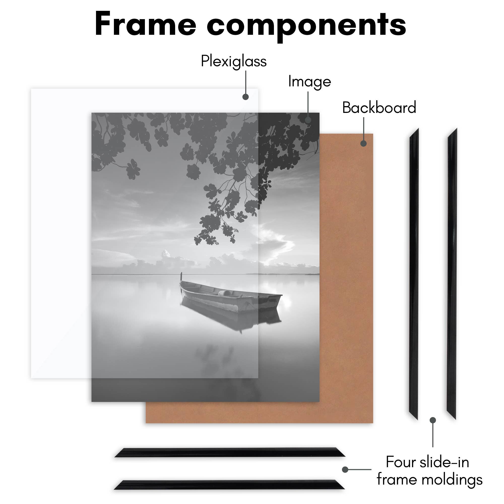 Americanflat - Wholesale Picture Frame - 3 Pack Lightweight Poster Frames2