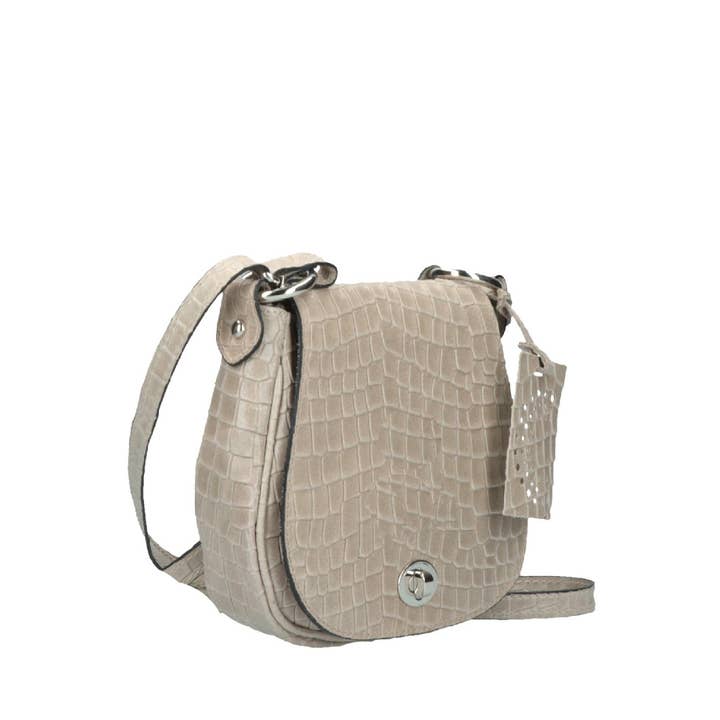 Melina C – Großhandel Umhängetasche - Damen – Montebello Ledertasche aus echtem italienischem Leder, Umhängetasche mit C-Logo6