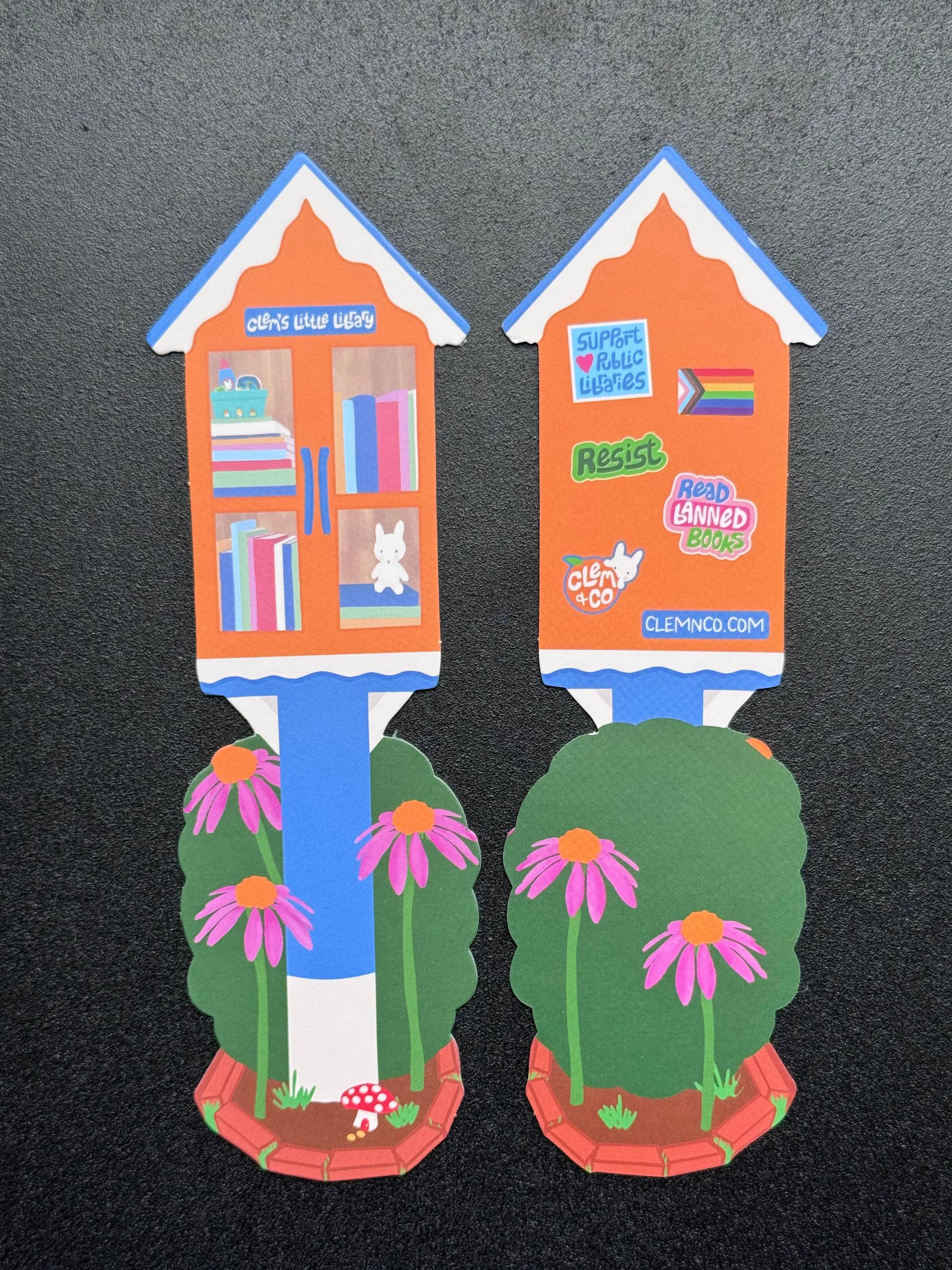 Clem & Co. - Wholesale Bookmark - Little Library Bookmark1
