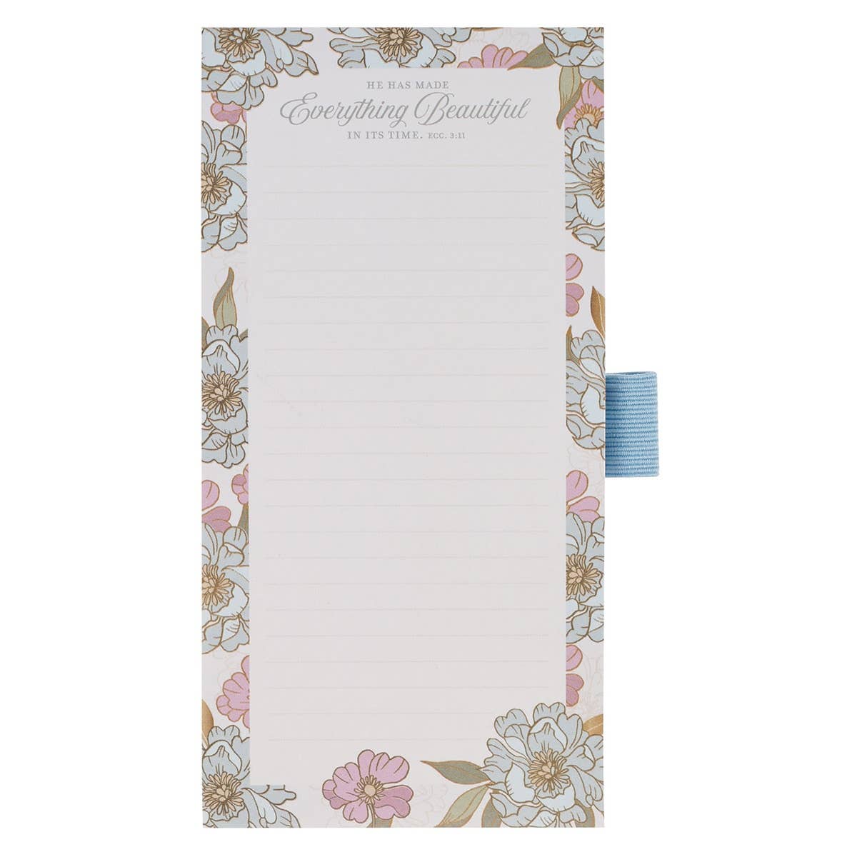 Christian Art Gifts - Vente Blocs-notes - Liste de courses magnétique avec stylo Tout est beau Eccl. 3:113