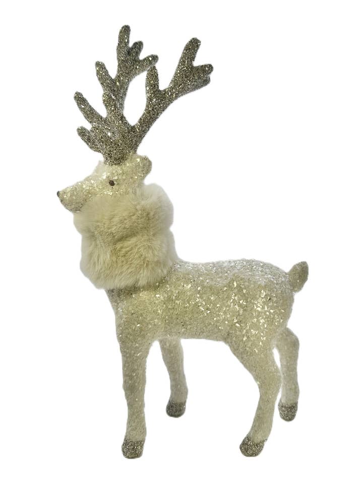 Prancer com Cachecol - Pérola, Pêlo de Pomba por atacado de Sherri's Designs