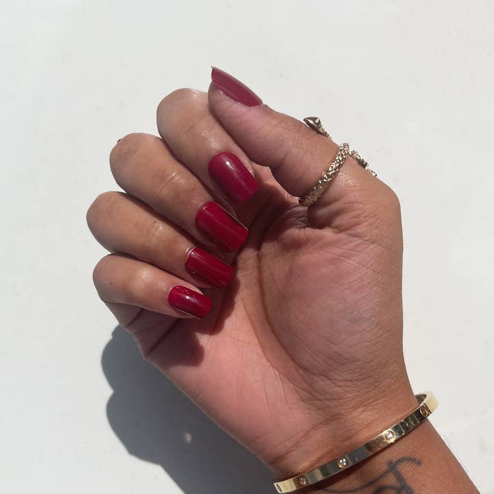 Pretty Pro - Wholesale Press-on/fake nails - Press On False Nails I'm Reddy 24pcs1