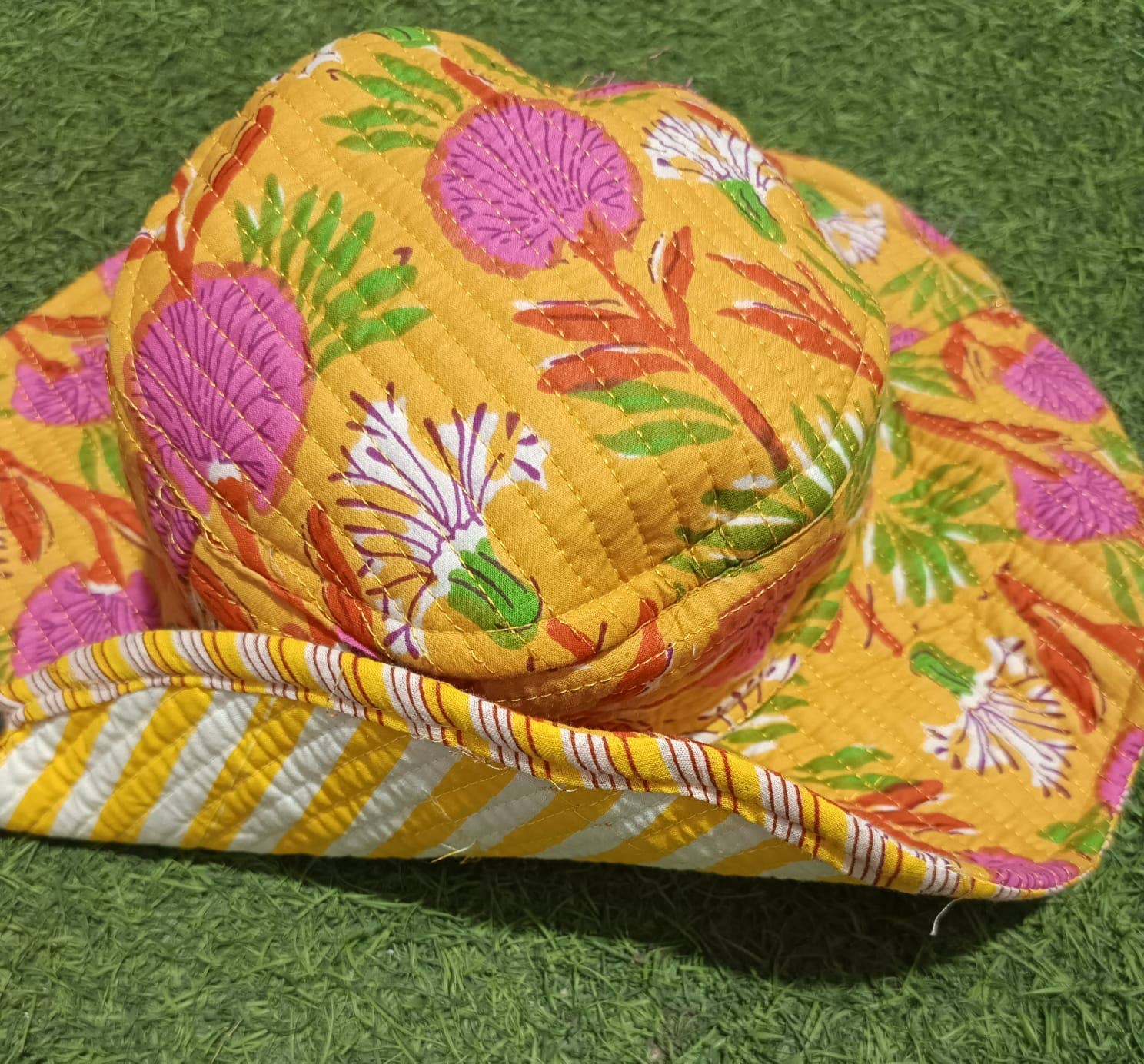 Meghcraft - Wholesale Bucket Hat - Women's - Handmade Cotton Reversible Bucket Hat - Sun Hat Unisex2