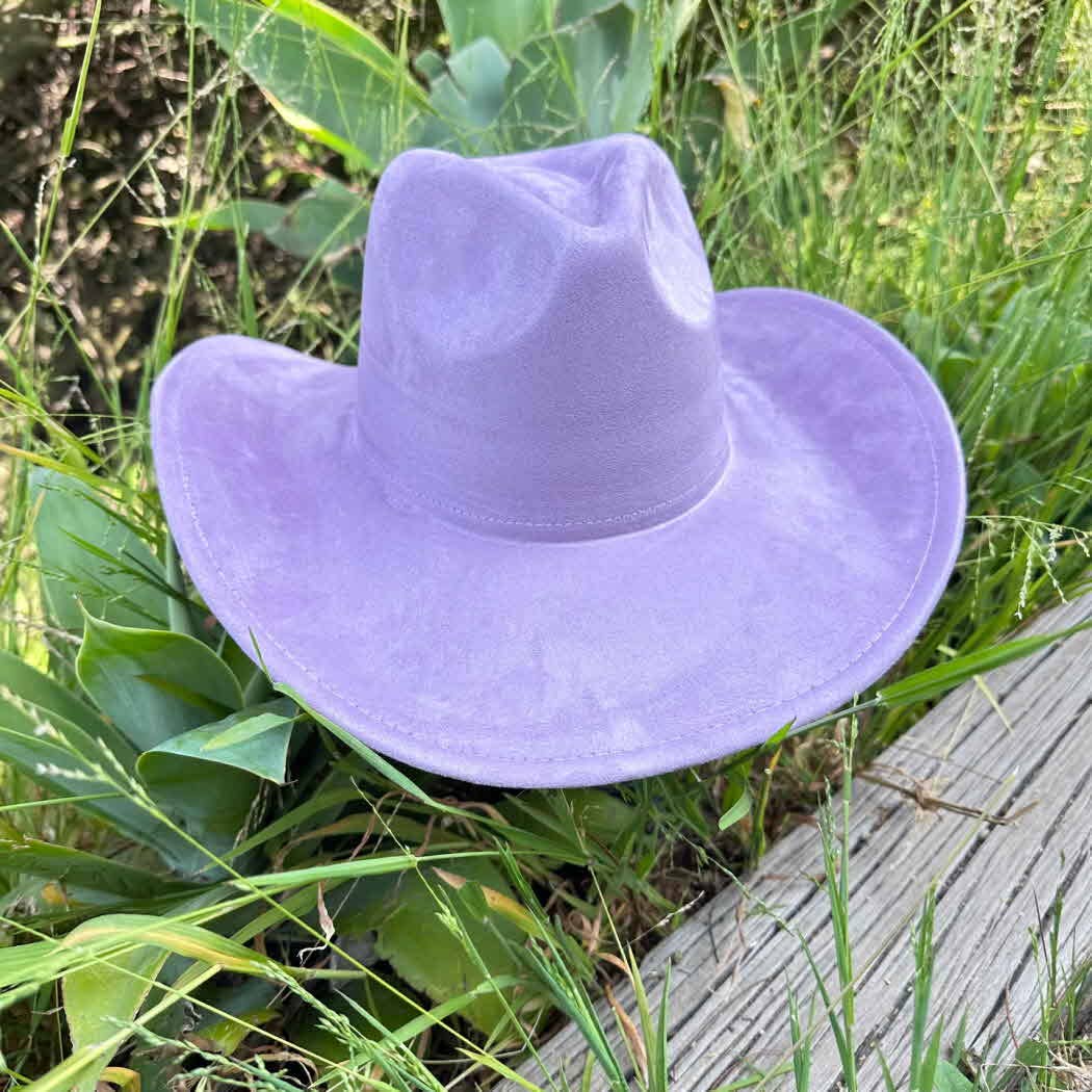 One and Only Accessories - Wholesale Cowboy Hat - Women's - Best sller Fashion Vegan suede cattleman cowboy hat 5