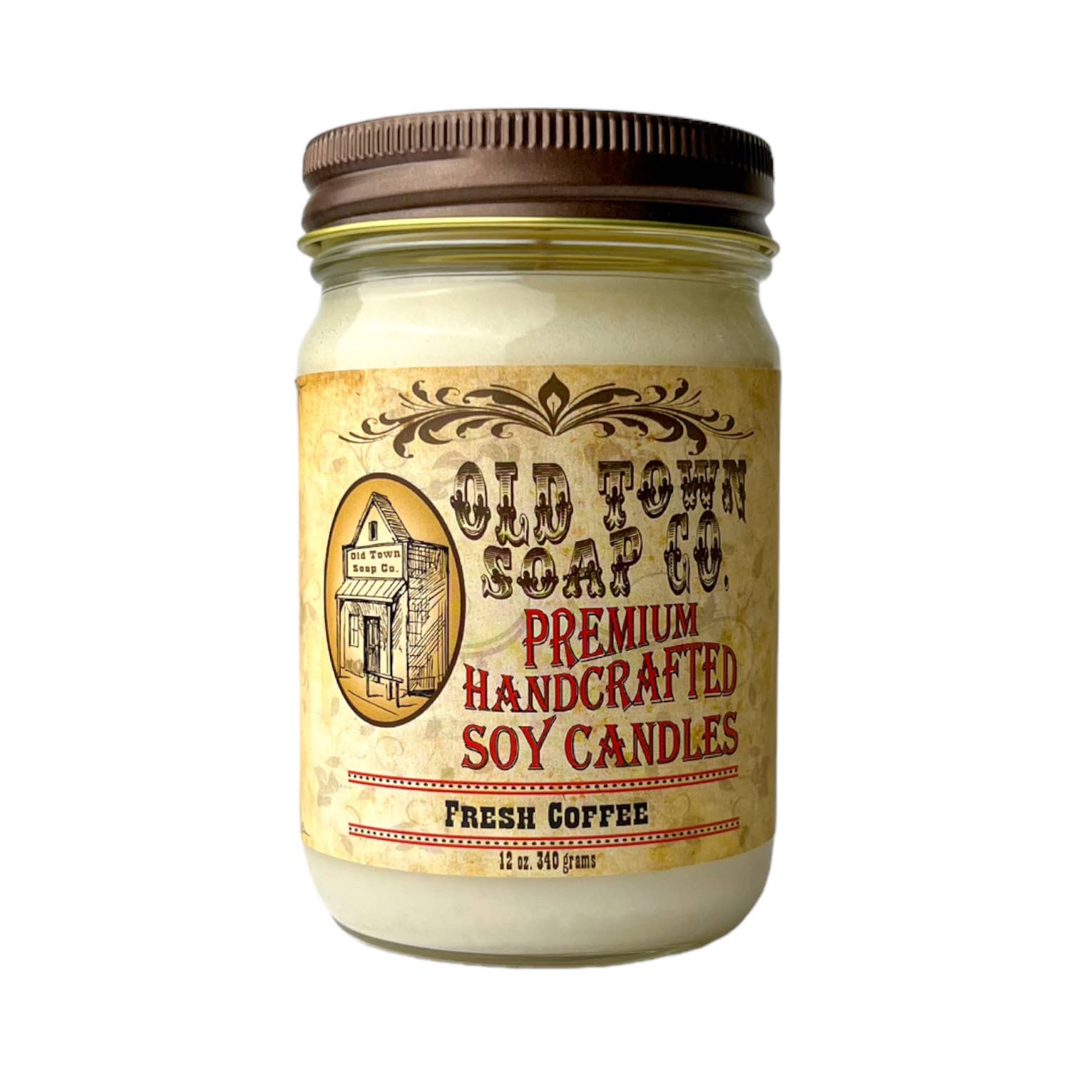 Old Town Soap Co. - Wholesale Jar/Filled Candle - 12oz. Candles - Premium Candles for your Home7