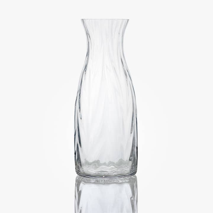 Herringbone karaf voor wholesale door Baltic Sea Glass ApS