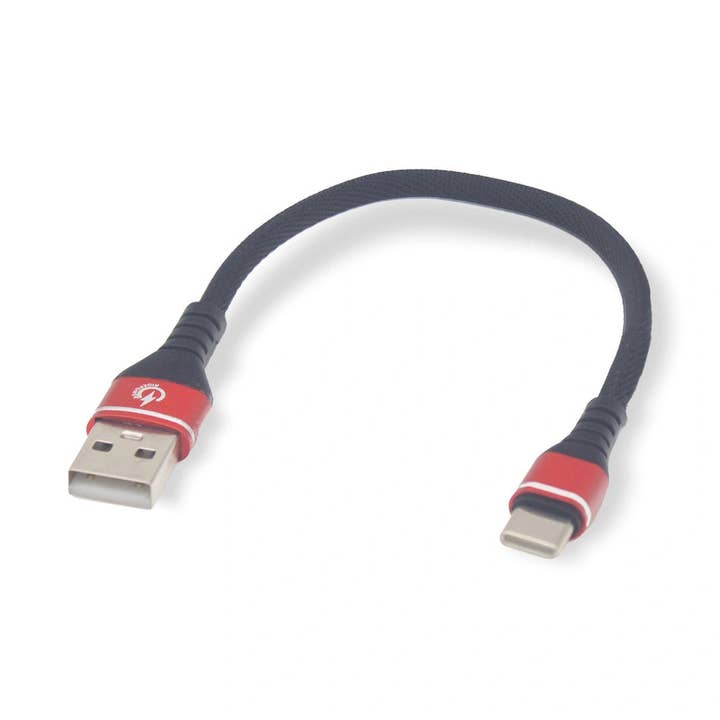 7 1/2" High Performance Phone Charging Data Cable USB / USB-C for wholesale by RidePower