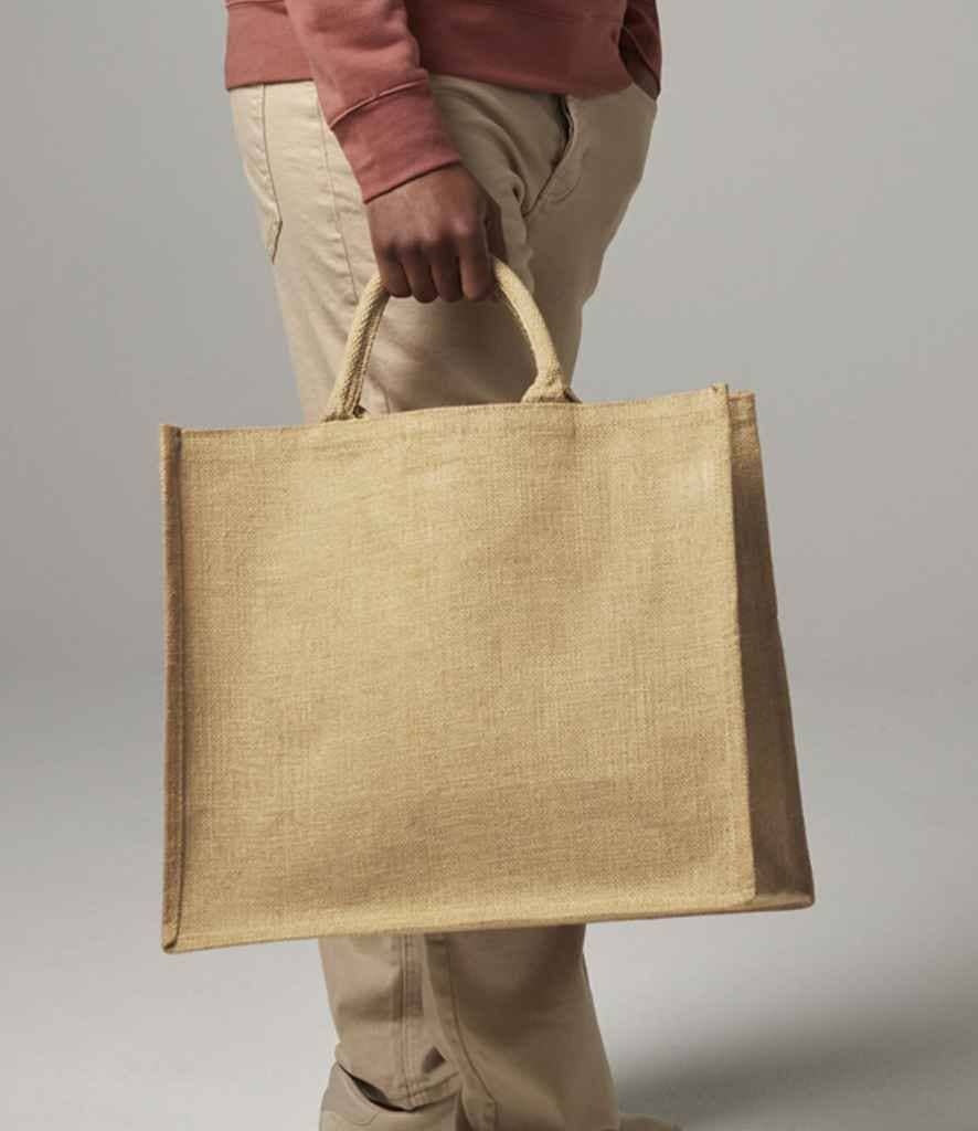 Natural Westford Mill - Jute Jumbo Shopper for wholesale on Faire