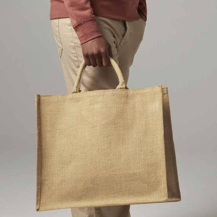 Natural Westford Mill - Jute Jumbo Shopper for wholesale on Faire0