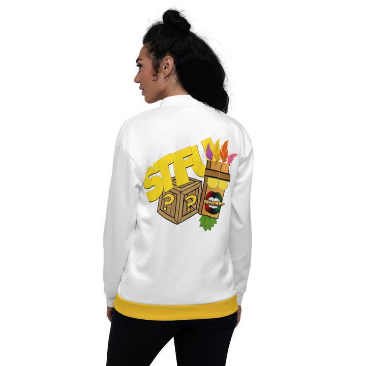 Ugga Bugga bomberjack, uniseks, wit voor wholesale door STFU