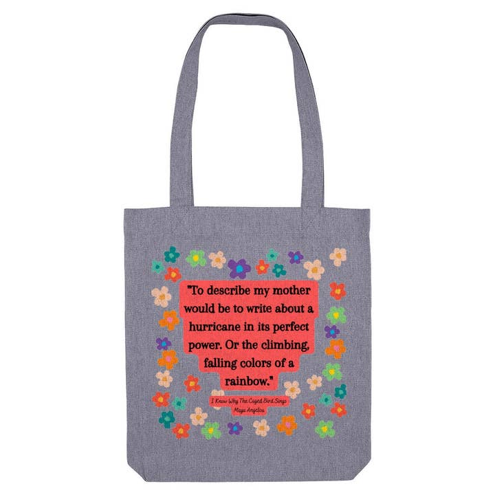 DigitalWonderUK - Vendita all'ingrosso Borsa tote - Donna - Citazione di Maya Angelou sulle madri | Regalo per la festa della mamma3