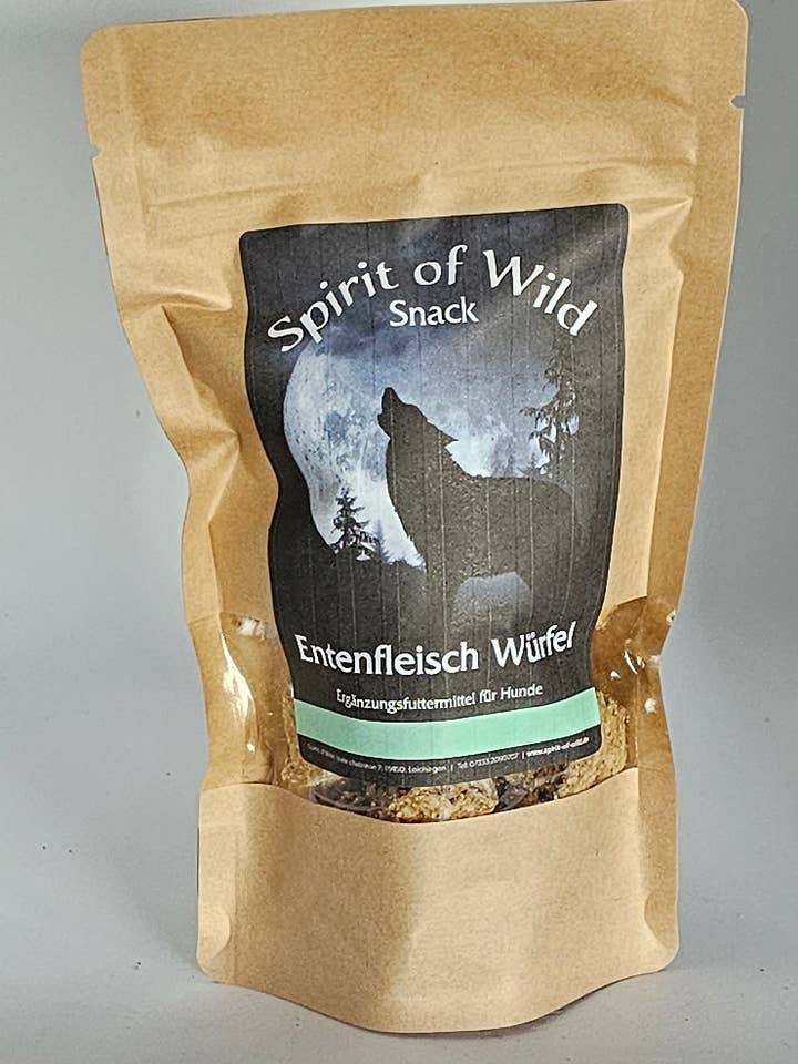 Spirit of Wild snack andekødterninger for engroshandel hos Spirit of Wild