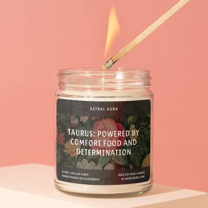 Taurus: Powered By Comfort Food And Determination for wholesale by Astral Aura
