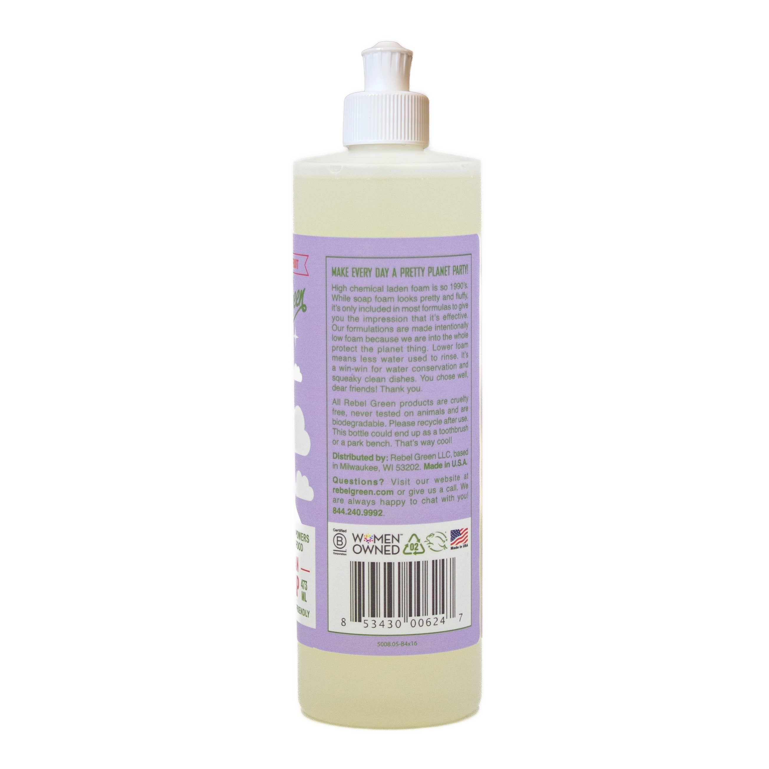 Rebel Green – wholesale Diskmedel – Diskmedel lavendel och grapefrukt 473 ml2