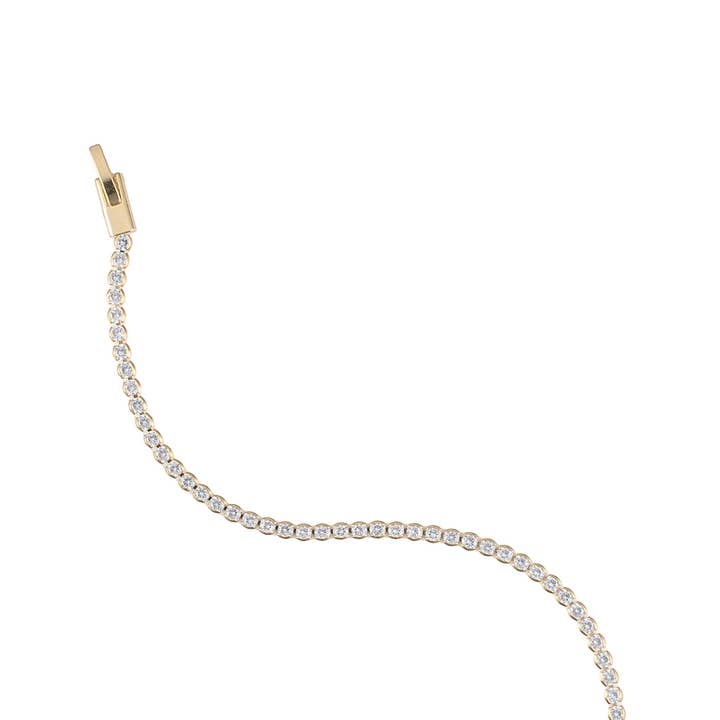 Pulsera de tenis con diamantes de 3 mm (F236A/I46B) para venta al por mayor de MIA Jewelry