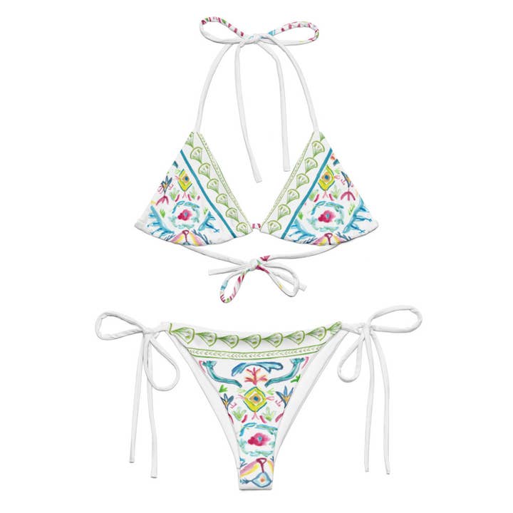 Watercolor String Bikini for wholesale by BY GREY Design