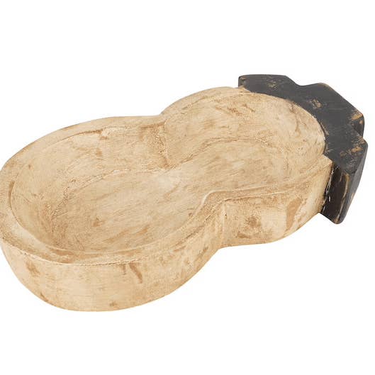 My Amigos Imports - Wholesale Candle Holder - Snowman-Farmhouse-Candle Ready Dough Bowl-6x12 inches-Small6