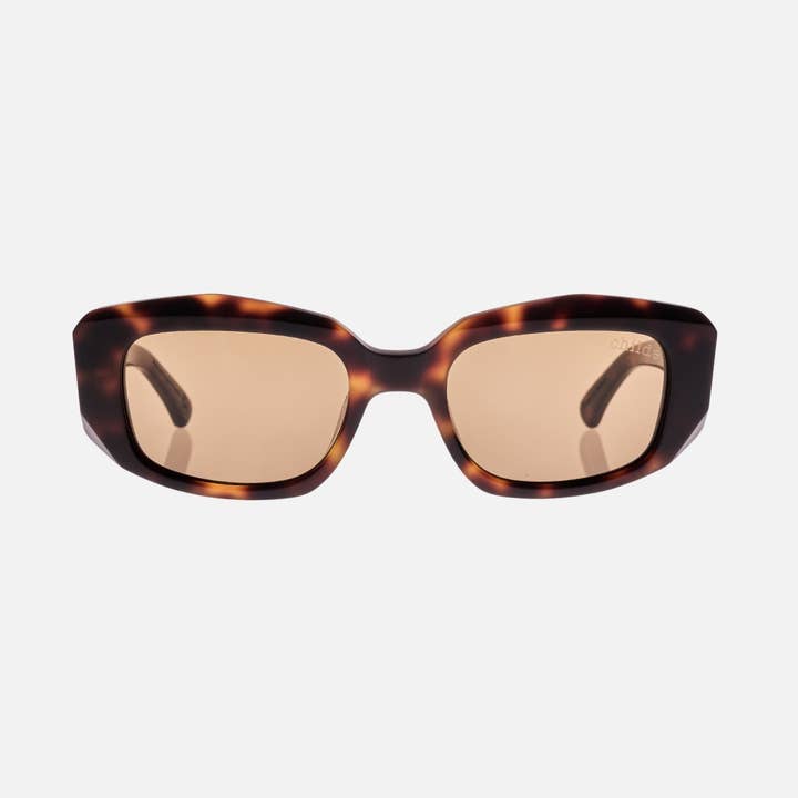 Childe Eco Eyewear - Wholesale Sunglasses - Women's - VIVIFY Gloss Autumn Tort | Amber Bio Lens