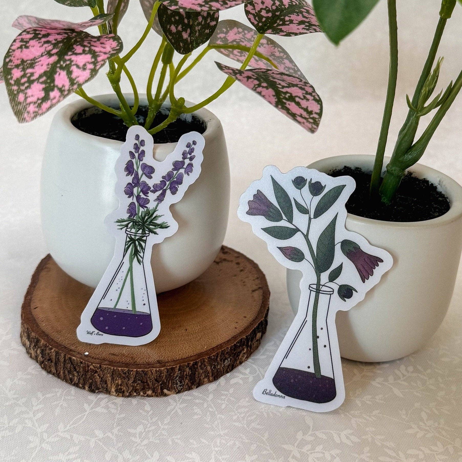 Designed With Hartman - Wholesale Phone & Laptop Stickers - Poisonous flowers | Sticker0