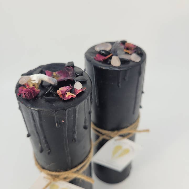 Radiant Angel Candle Co – wholesale Pillar candle – Intention Beeswax Pillar Candles