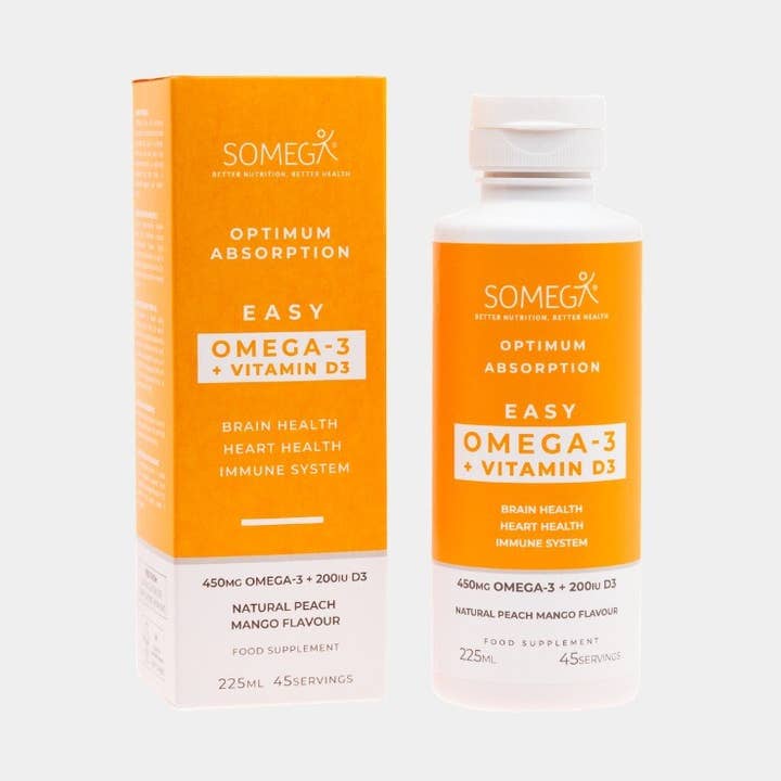 SOMEGA Complément facile d’oméga-3 + vitamine D3, 225 ml, 45 portions pour la vente par SOMEGA