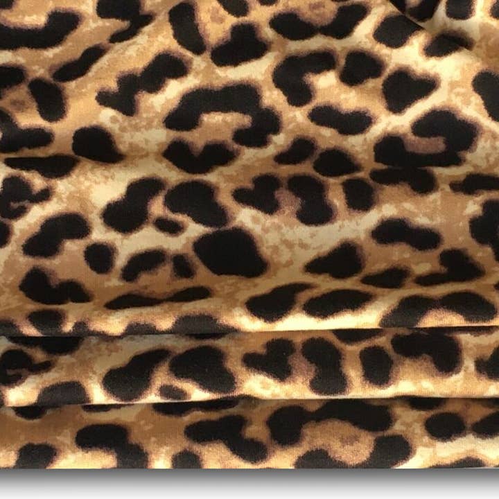 WeBaG N WeCoveR - Wholesale Fabric - Animal Print Fabric Jaguar DTY Brushed Knit By The Yard1