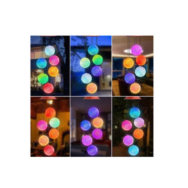 HarthyourHome - Wholesale Wind Chime - Solar Powered Crystal Ball Wind Chimes