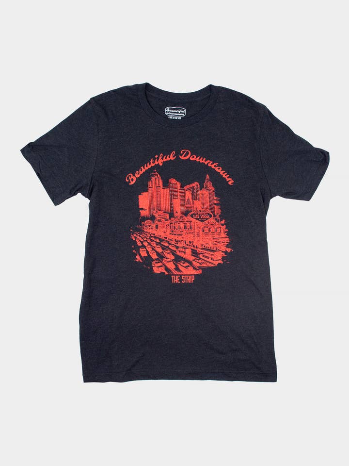 Las Vegas The Strip Vintage Tee for wholesale by Beautiful Downtown