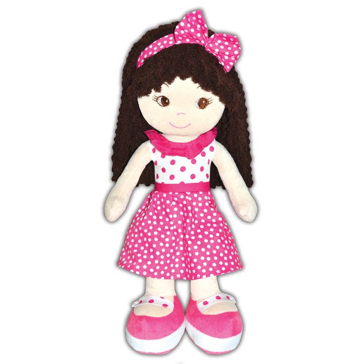 GirlzNDollz - Wholesale Doll - Kids - Jessica Pretty in pink Doll In Polka Dot Purse