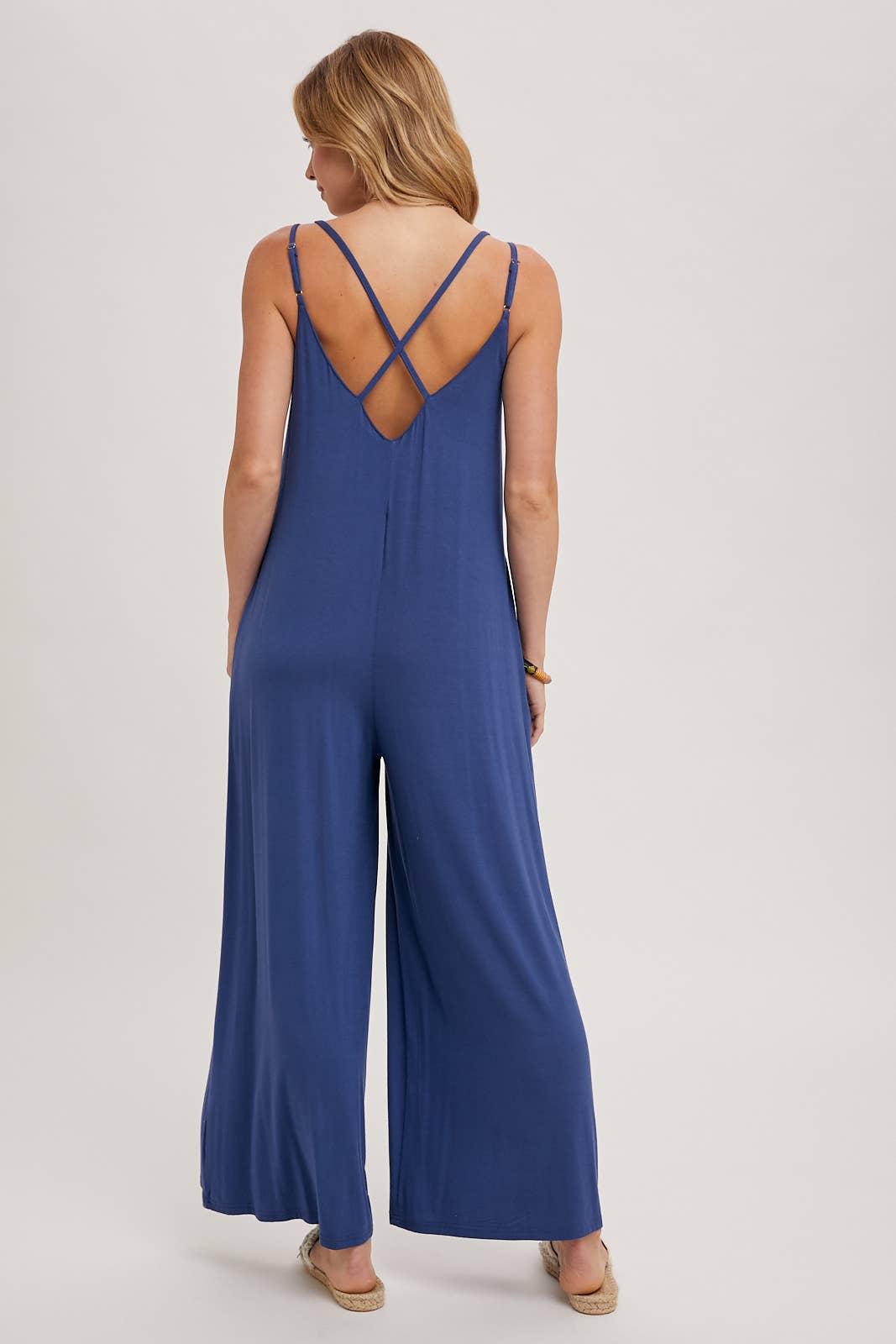 Bluivy - Wholesale Jumpsuit - Women's - CRISS-CROSS BACK WIDE LEG JUMPSUIT16