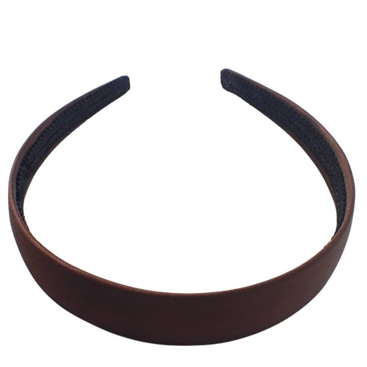 Topkids Accessories - Wholesale Fashion headband – women's - Satin Alice Headband Head Band Hairband Hair Band Women for Adult Girls Kids School 60s 70s 80s Plain Aliceband 2.5cm 1" Thick Wide Hard1
