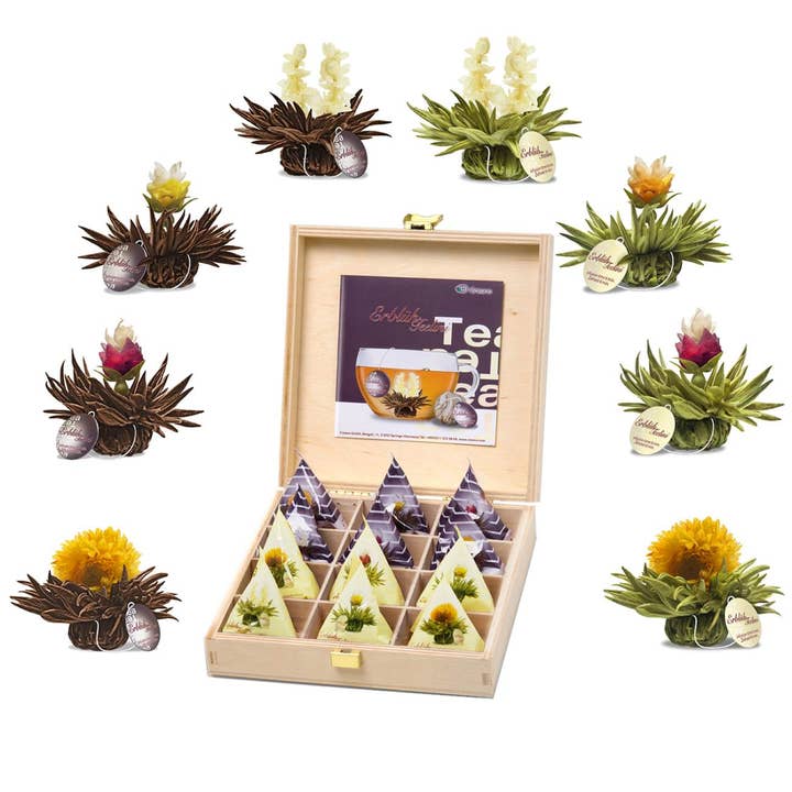 Creano - Wholesale Tea Bags - Creano tea box 12 teelini 8 types of white, black tea
