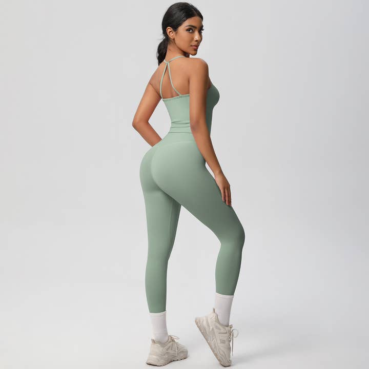 Sodalemon – wholesale Activewear set – Women′s – Women Tight Workout Set: Sports Bra + High Waisted Leggings20