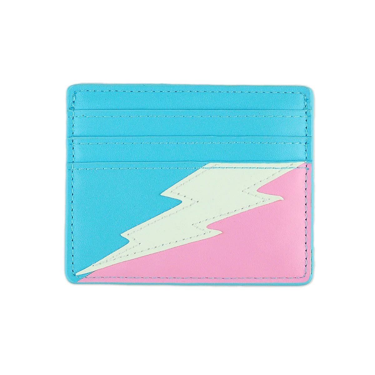 Betsy Dare - Wholesale Card Holder - Women's - Lightning Bolt Card Wallet in Trans Pride