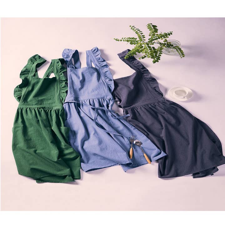 NINEXIS - Wholesale Apron - CWMM1834_Stylish Cotton Household Kitchen Apron8