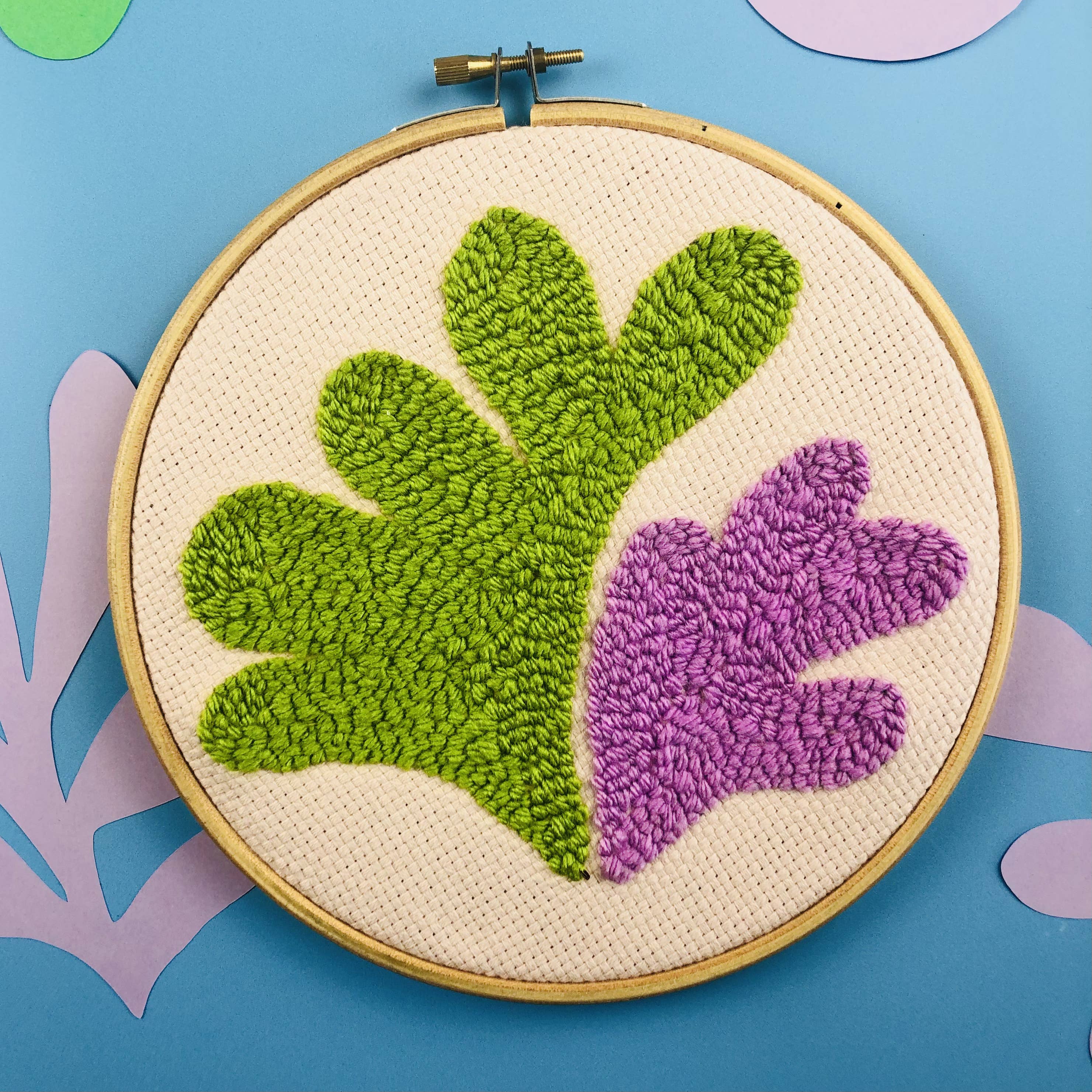 The Edinburgh Craft Club - Wholesale Embroidery/Cross Stitch Supplies - Matisse Punch Needle Art Kit6