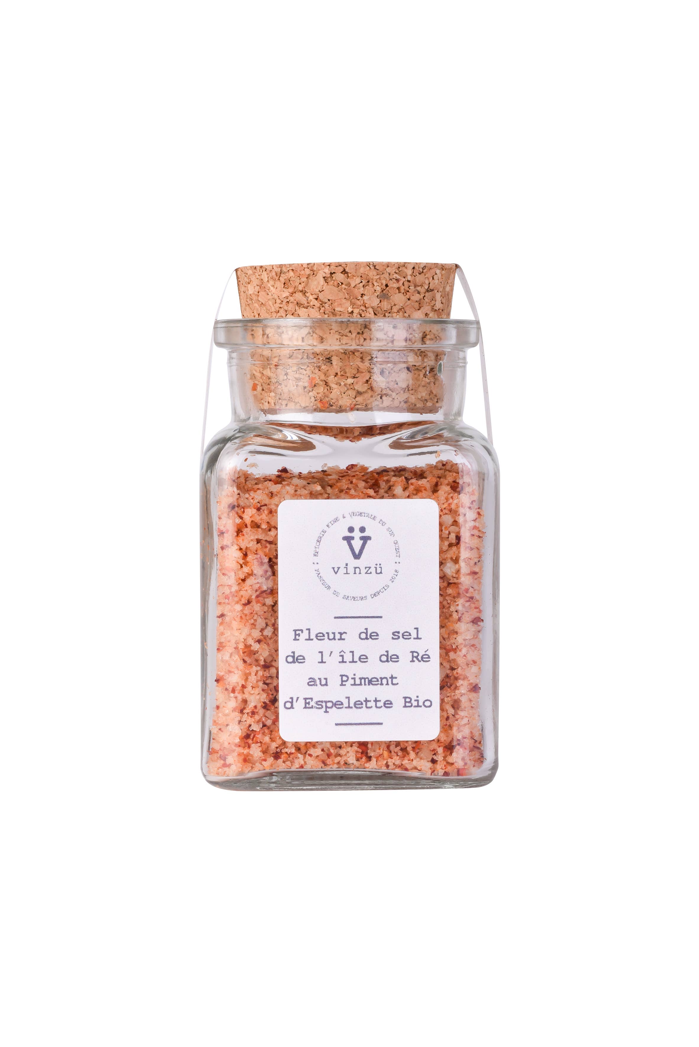Vinzü - Wholesale Salt - Fleur de sel with organic Espelette pepper