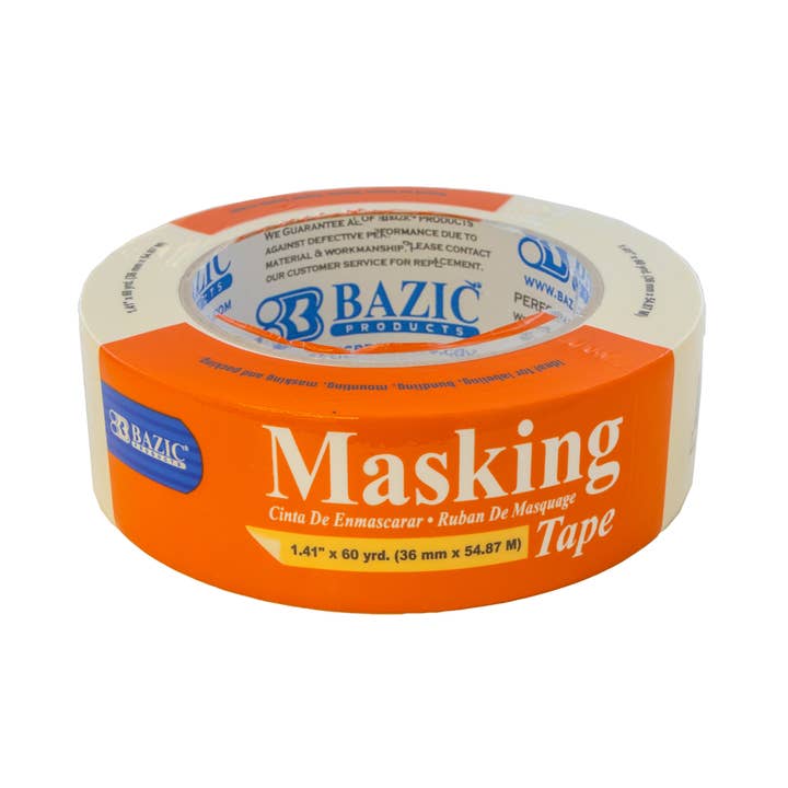 BAZIC Products - Wholesale Tape - 1.41" X 2160" (60 Yards) General Purpose Masking Tape