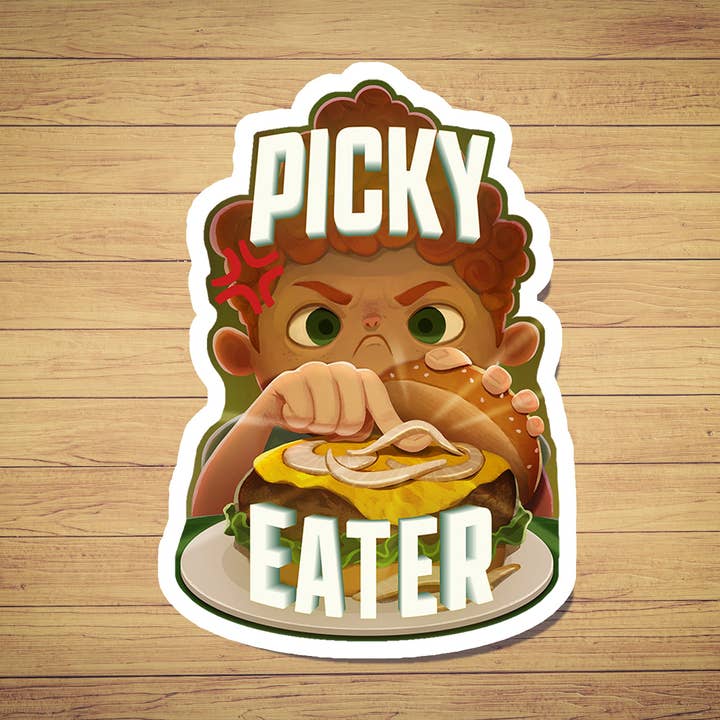 Autocollant Mangeur Difficile pour la vente par Gap Closer Games