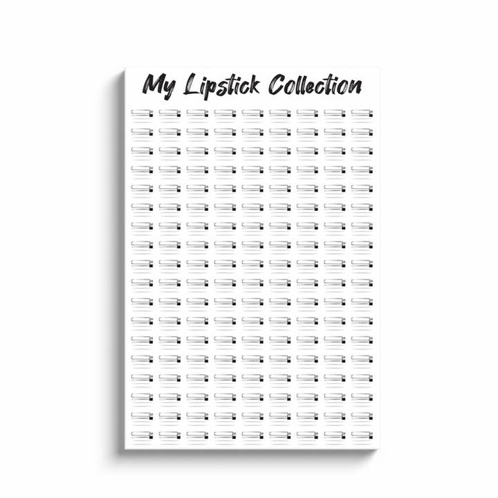 The Swatch Chart in "Lipstick Love" Canvas Wraps for wholesale by Loyalty Ambition Wisdom