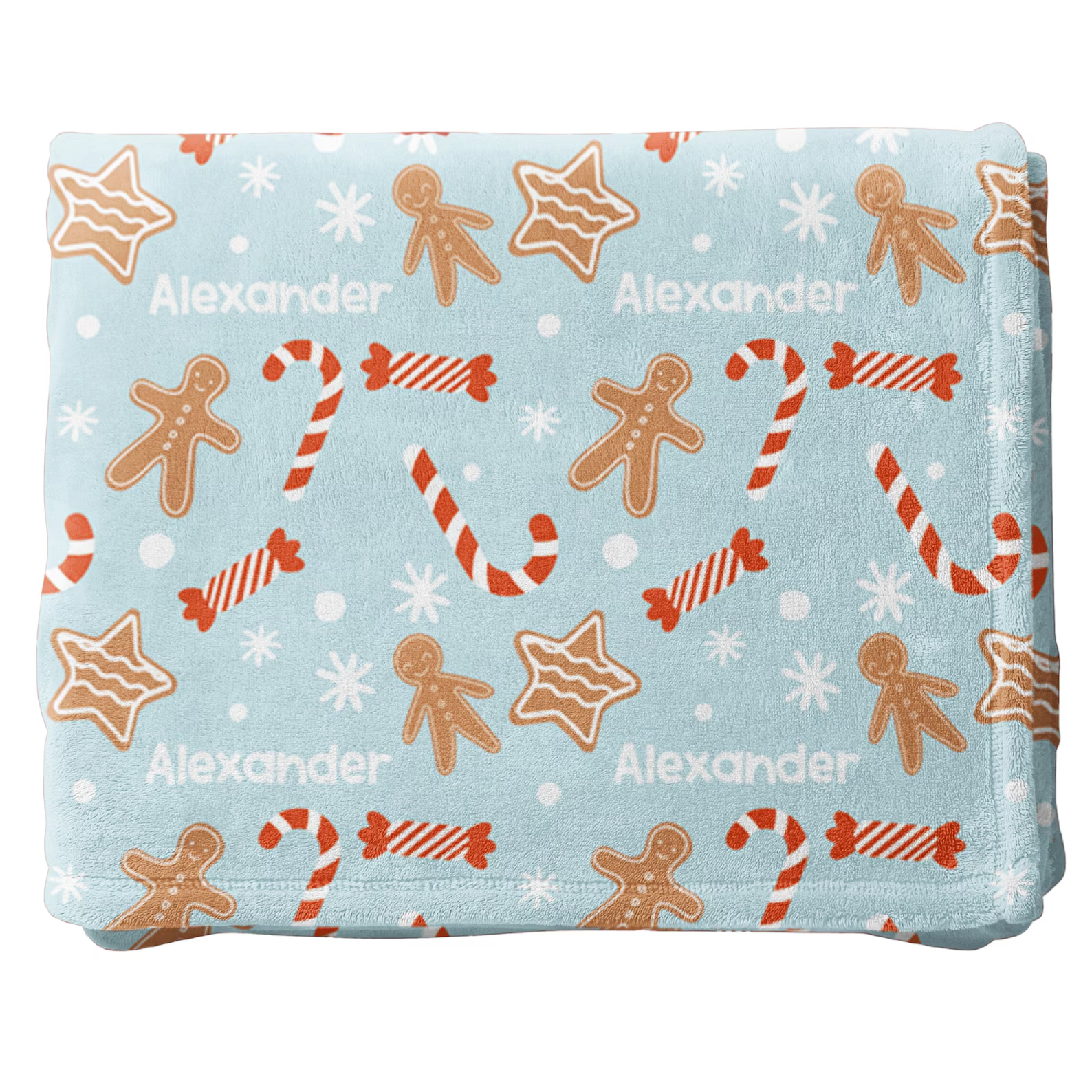 The Little Lemons Company – Cobertor de cama - Crianças e bebés por atacado – Cobertor personalizado de Natal para biscoitos0