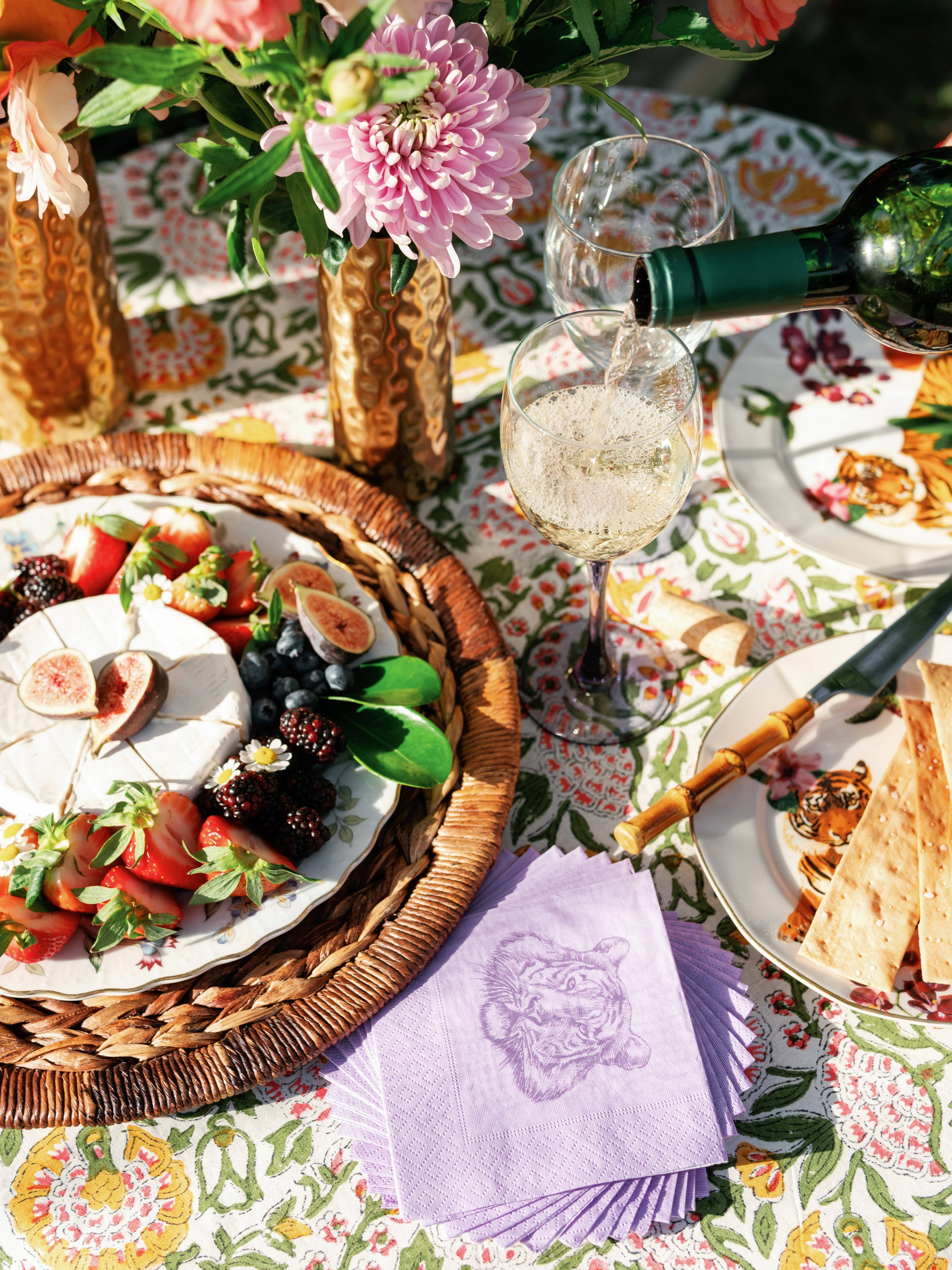 Alexa Pulitzer - Wholesale Disposable Napkin - Tiger Cocktail Napkins6