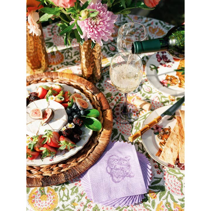 Alexa Pulitzer - Wholesale Disposable Napkin - Tiger Cocktail Napkins6